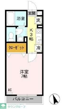 モンテローザの物件間取画像